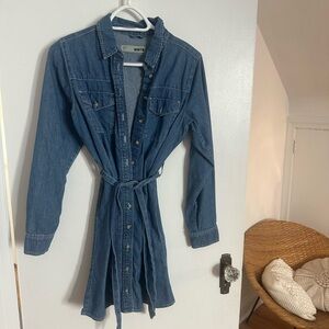 Top shop denim dress